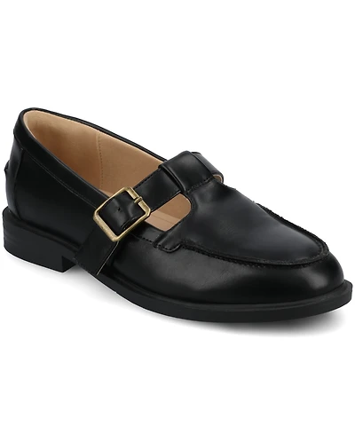 Journee Collection Women's Corina Round Toe Mary Jane Loafers