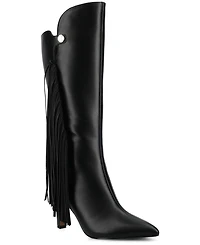 Journee Collection Women's Dolly Stiletto Heel Comfort Boots