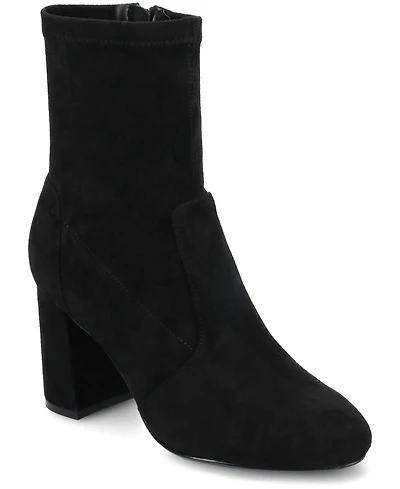 Journee Collection Women's Vivia Almond Toe Comfort Dress Booties