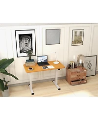 Electric Standing Desk Adjustable Stand up Computer Desk Anti-collision