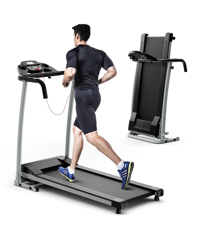 Folding Electric Treadmill with Led Display – Compact Design for Easy Storage and Fitness