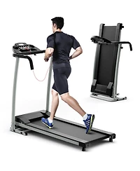 Folding Electric Treadmill with Led Display – Compact Design for Easy Storage and Fitness