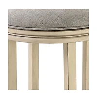 Solid Wood Swivel Backless Bar Height Bar Chair
