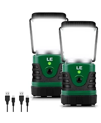 Lepro 1000LM Led Camping Lantern Rechargeable, 4400mAh Power Bank, Camping Essential with 4 Light Modes