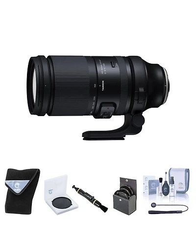 Tamron 150-500mm f/5-6.7 Di Iii Vc Vxd Lens for Fujifilm X Bundle with 82mm Filter Kit, 82mm Vnd Filter, Lens Wrap, Lens Cleaner, Cleaning Kit, Univer