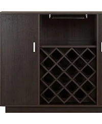 Sleek Minimalist Server Cabinet with Dual Doors for Dining or Living Room