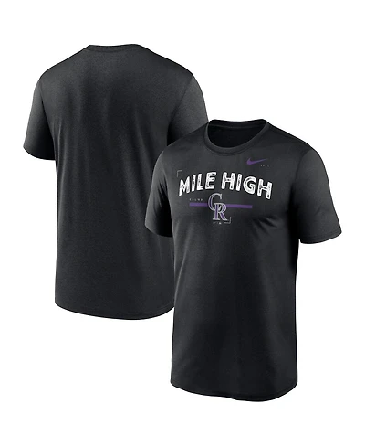 Nike Men's Black Colorado Rockies Local Legend Practice Performance T-Shirt