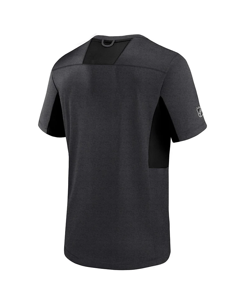 Fanatics Men's Black Dallas Stars Authentic Pro Performance T-Shirt