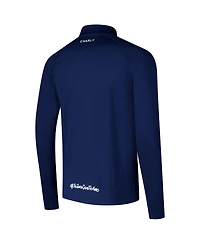 Charly Men's Blue C.f. Pachuca 2024/25 Quarter-Zip Pullover Sweatshirt