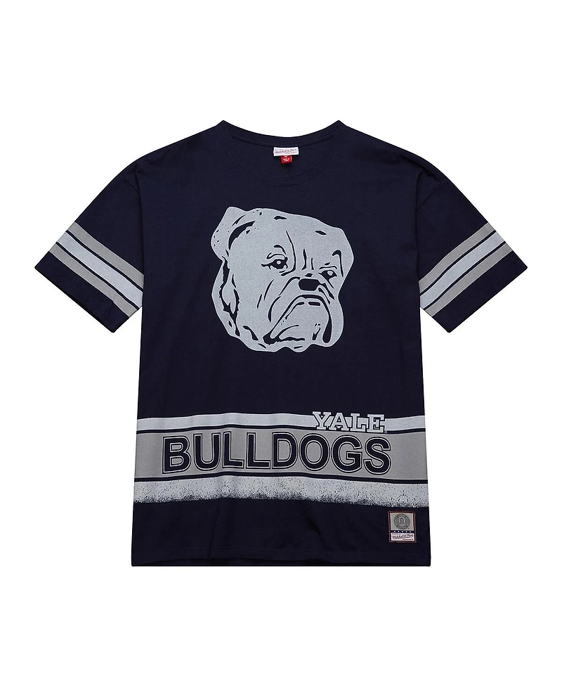 Mitchell & Ness Men's Navy Yale Bulldogs Fashion Oversized T-Shirt