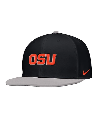 Nike Men's Black Oregon State Beavers On-Field Baseball Performance Fitted Hat