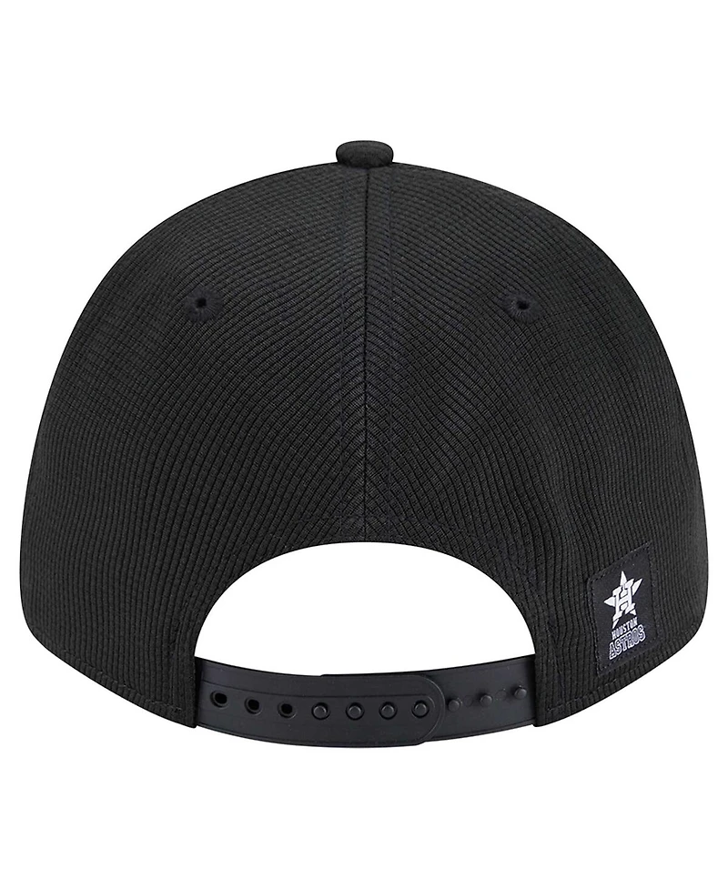 New Era Men's Black Houston Astros Pivot 9FORTY Adjustable Hat