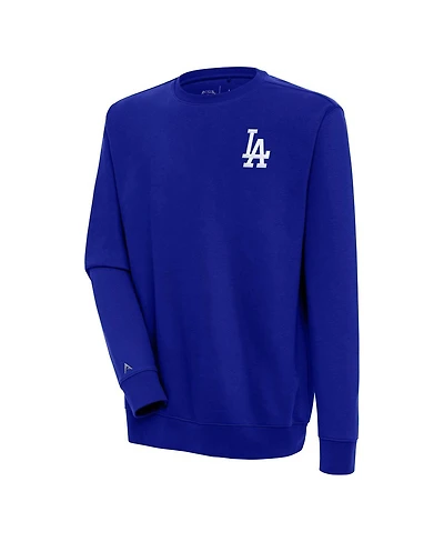 Antigua Men's Royal Los Angeles Dodgers Victory Pullover Sweatshirt