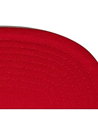 Mitchell & Ness Men's White/Gray Chicago Bulls Core Snapback Hat