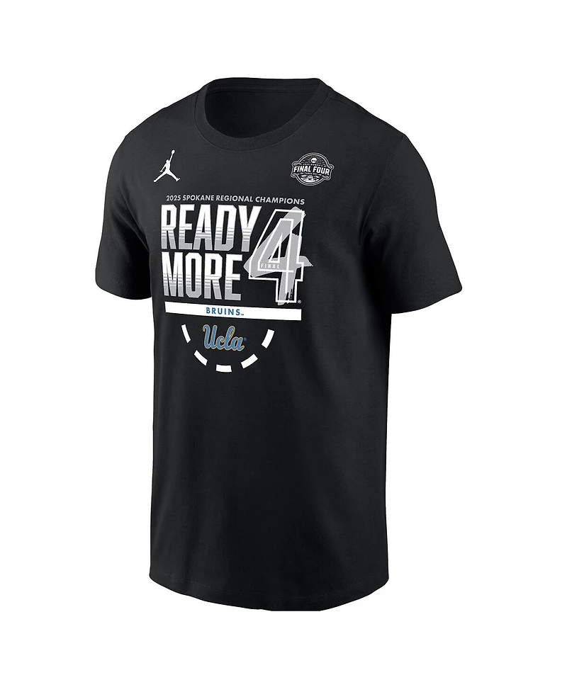 Nike Men's Black Ucla Bruins 2025 Ncaa Women's Basketball Tournament March Madness Final Four Regional Champions Locker Room T-Shirt