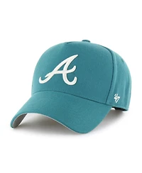 '47 Brand Men's Teal Atlanta Braves Ballpark Offside Adjustable Hat