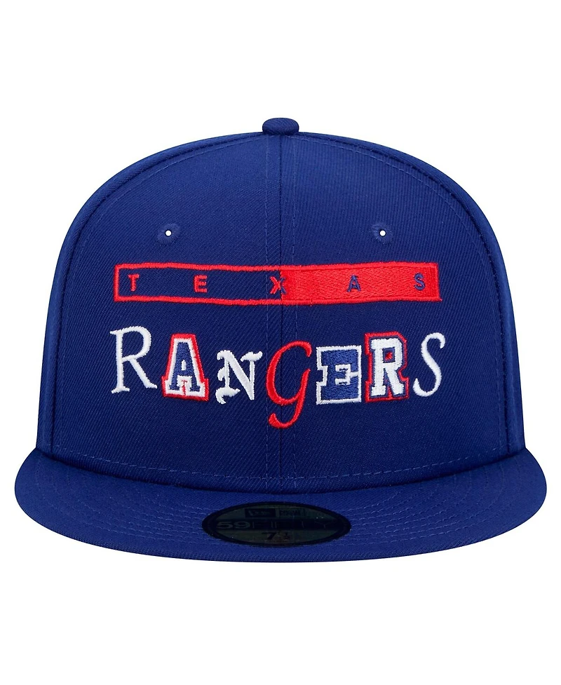 New Era Men's Royal Texas Rangers Ransom 59FIFTY Fitted Hat