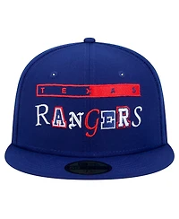 New Era Men's Royal Texas Rangers Ransom 59FIFTY Fitted Hat