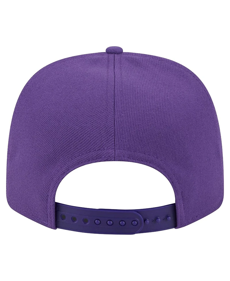 New Era Men's Purple Minnesota Vikings Gameday Multi Rope 9SEVENTY Stretch-Snap Hat