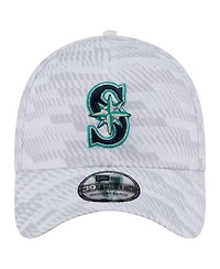 New Era Men's White Seattle Mariners Graded 39THIRTY Flex Hat
