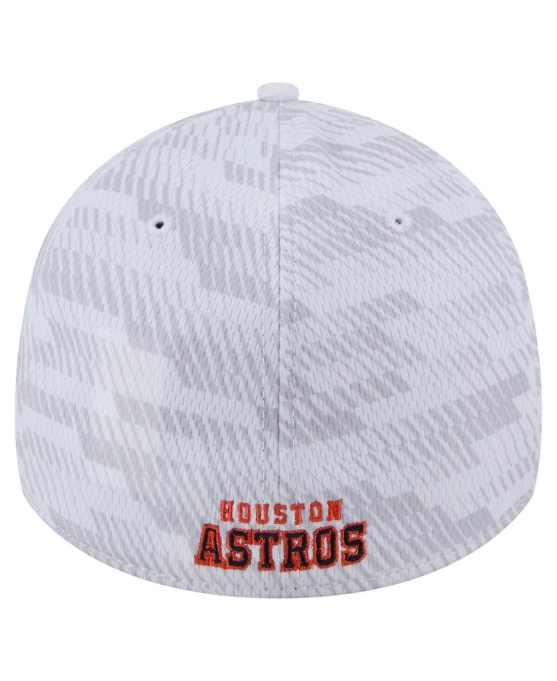 New Era Men's White Houston Astros Graded 39THIRTY Stretch Fit Hat