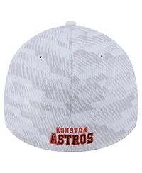 New Era Men's White Houston Astros Graded 39THIRTY Stretch Fit Hat