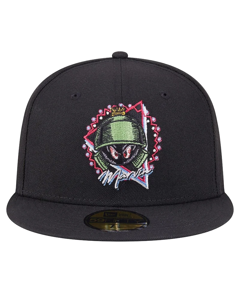 New Era Men's Black Looney Tunes Color Pack 59FIFTY Fitted Hat