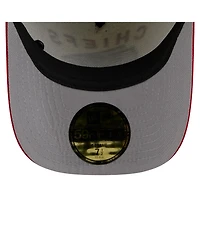 New Era Men's Cream/Red Kansas City Chiefs 2025 Nfl Draft A-Frame 59FIFTY Fitted Hat