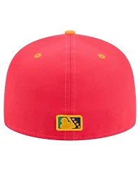New Era Men's Red Delmarva Shorebirds Copa de la Diversion 59FIFTY Fitted Hat