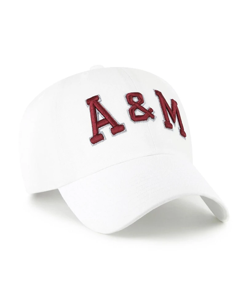 '47 Brand Men's White Texas A & M Aggies Clean Up Adjustable Hat