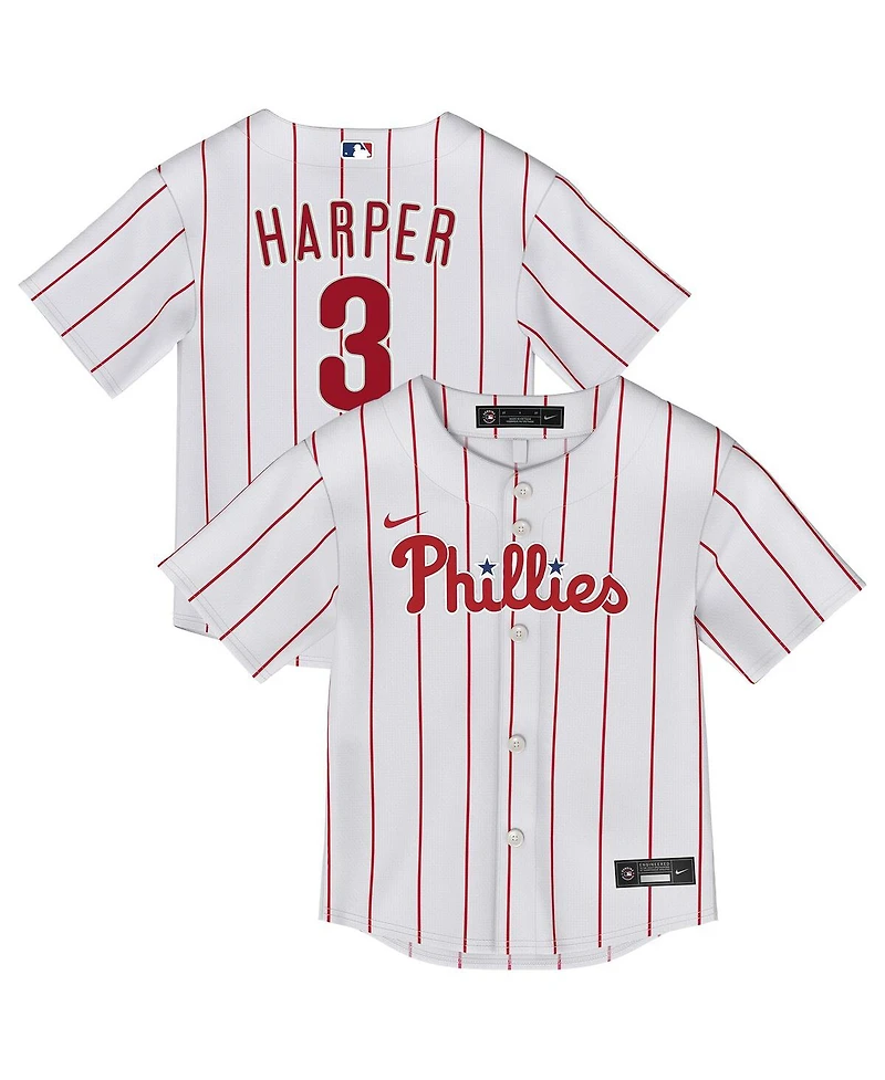 Nike Baby Boys and Girls Bryce Harper White Philadelphia Phillies Home Replica Jersey