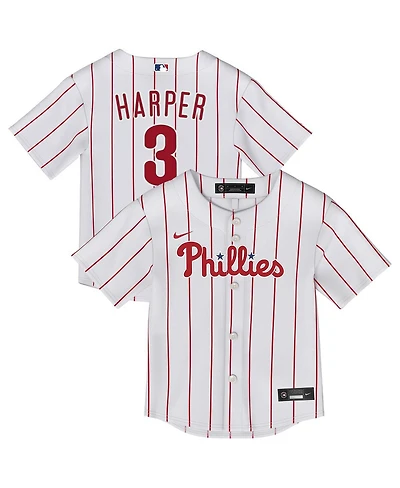 Nike Baby Boys and Girls Bryce Harper White Philadelphia Phillies Home Replica Jersey