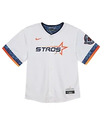 Nike Baby Boys and Girls White Houston Astros 2025 City Connect Limited Jersey