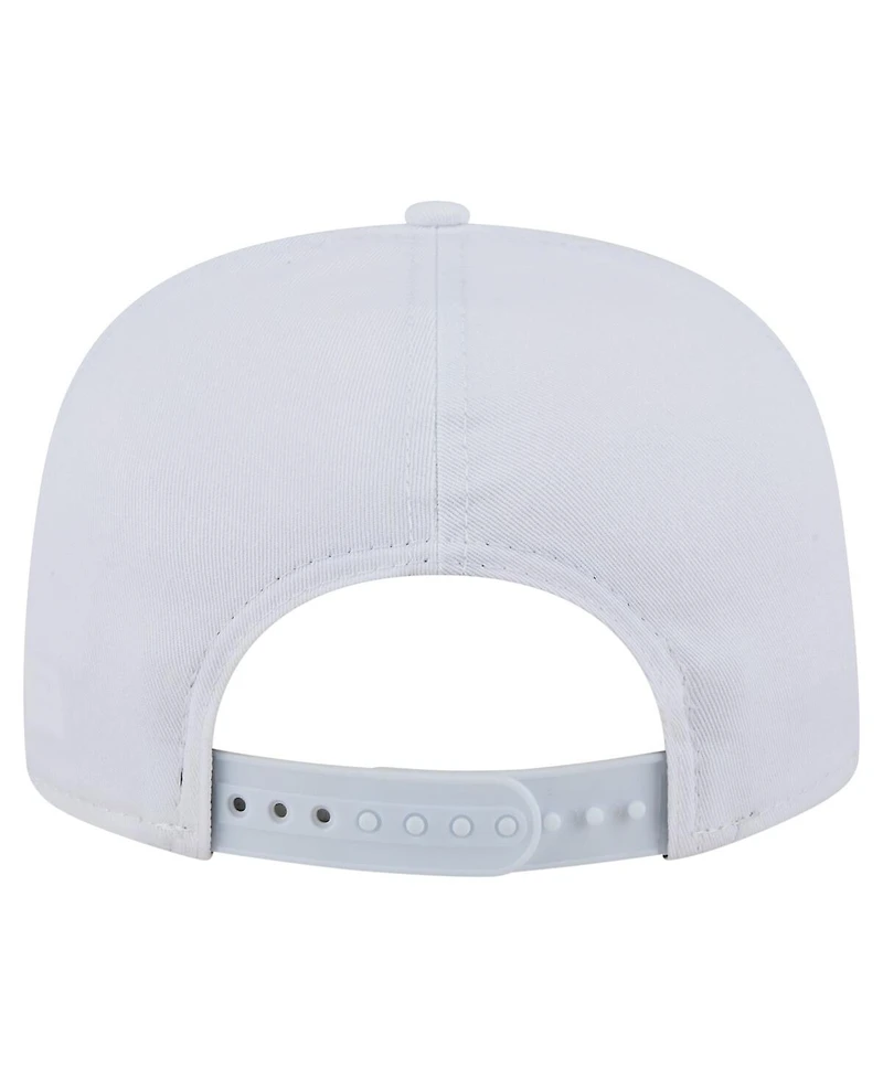 New Era Men's White San Francisco 49ers Collide Golfer Snapback Hat