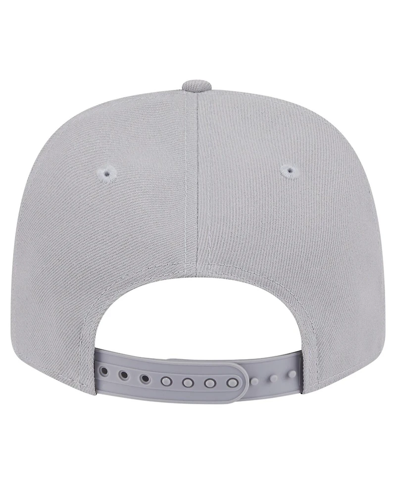 New Era Men's Gray Los Angeles Dodgers 2024 World Series Champions 9SEVENTY Adjustable Hat