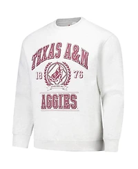 Established & Co. Men's and Women's Ash Texas A&M Aggies Vintage Crest Pullover Sweatshirt