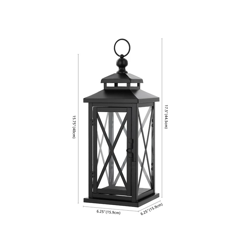 Lirio 17.5" Outdoor Lantern (Set of 2)