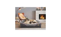 Bingopaw Luxury 2XL Warm Washable Orthopedic Pet Bed for Dogs/Cats