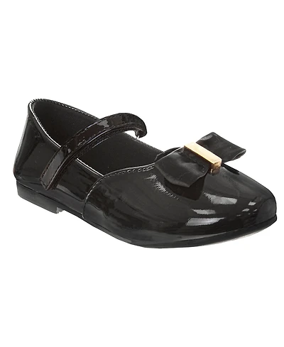 Laura Ashley Little and Big Girls Hook Loop Dress Shoe