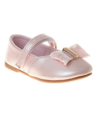 Laura Ashley Little and Big Girls Hook and Loop Dress Shoe