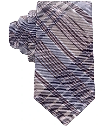 Calvin Klein Men's Rogers Plaid Tie