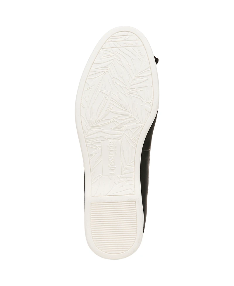 LifeStride Women's Maura Round Toe Ballerina Flats