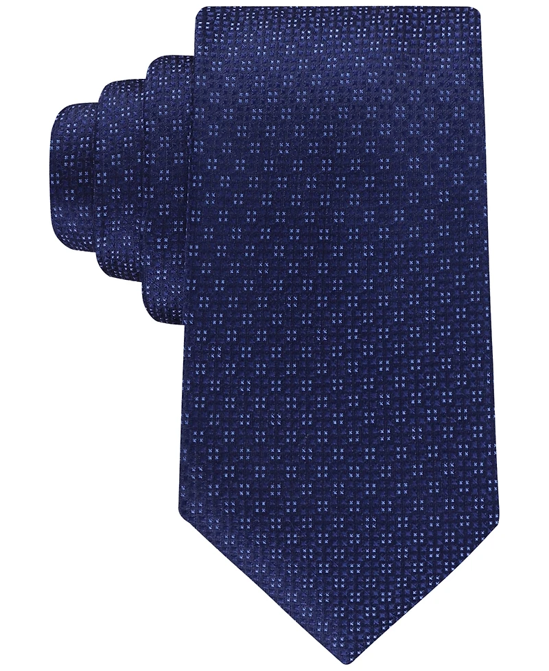 Calvin Klein Men's Ramos Textured Geo-Pattern Tie