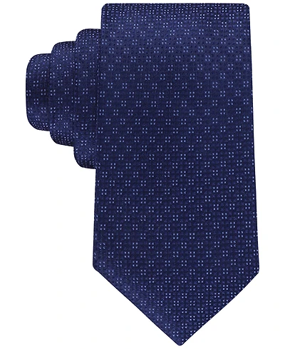 Calvin Klein Men's Ramos Textured Geo-Pattern Tie