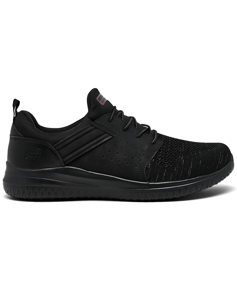 Skechers Men's Work Slip-Resistant: Delson 3.0 - Oteron Wide-Width Casual Sneakers from Finish Line