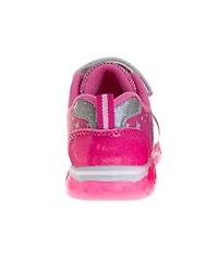 Disney Toddler Girls Princess Hook and Loop Sneakers