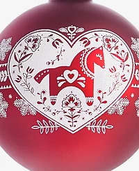 Holiday Lane Nordic Wonderland Folk Ball Ornament, Macy's Exclusive