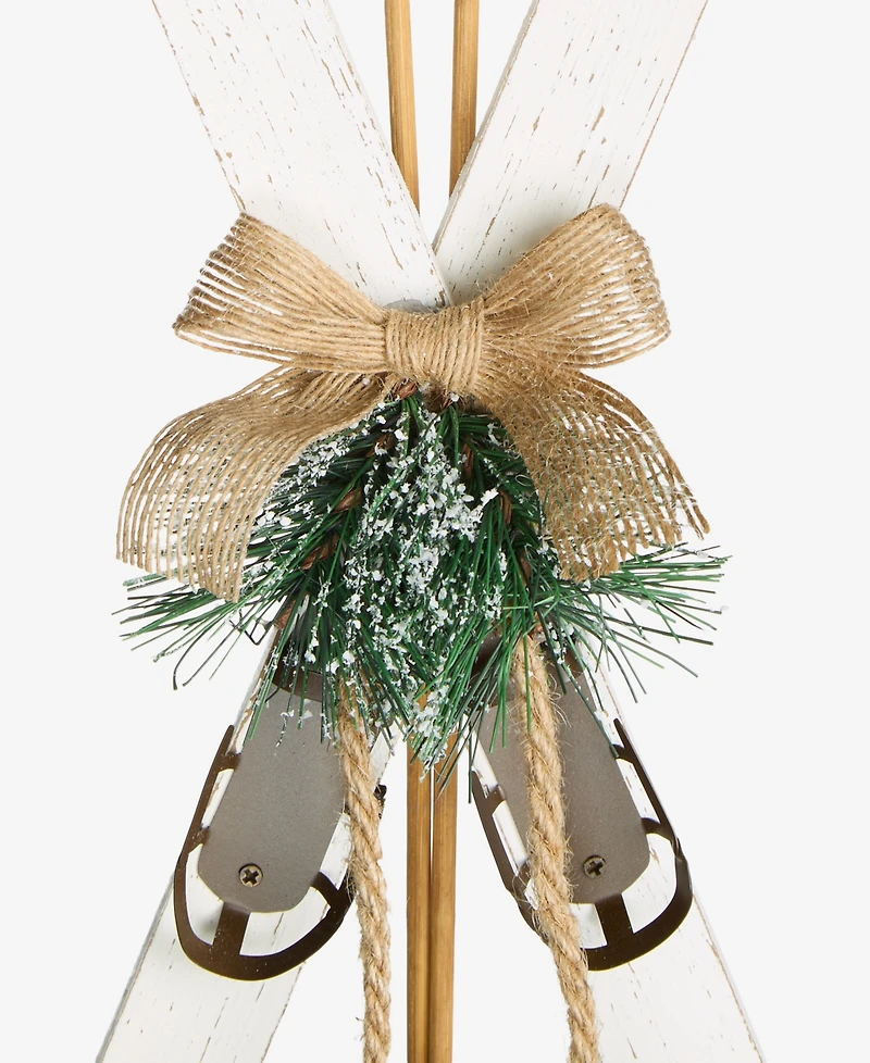 Holiday Lane Nordic Wonderland Skis Ornament, Macy's Exclusive