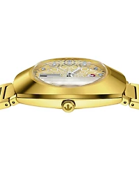 Rado Unisex Swiss Automatic DiaStar Original Gold Pvd Stainless Steel Bracelet Watch 38mm