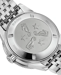 Rado Men's Swiss Automatic Captain Cook Stainless Steel Bracelet Watch 39mm